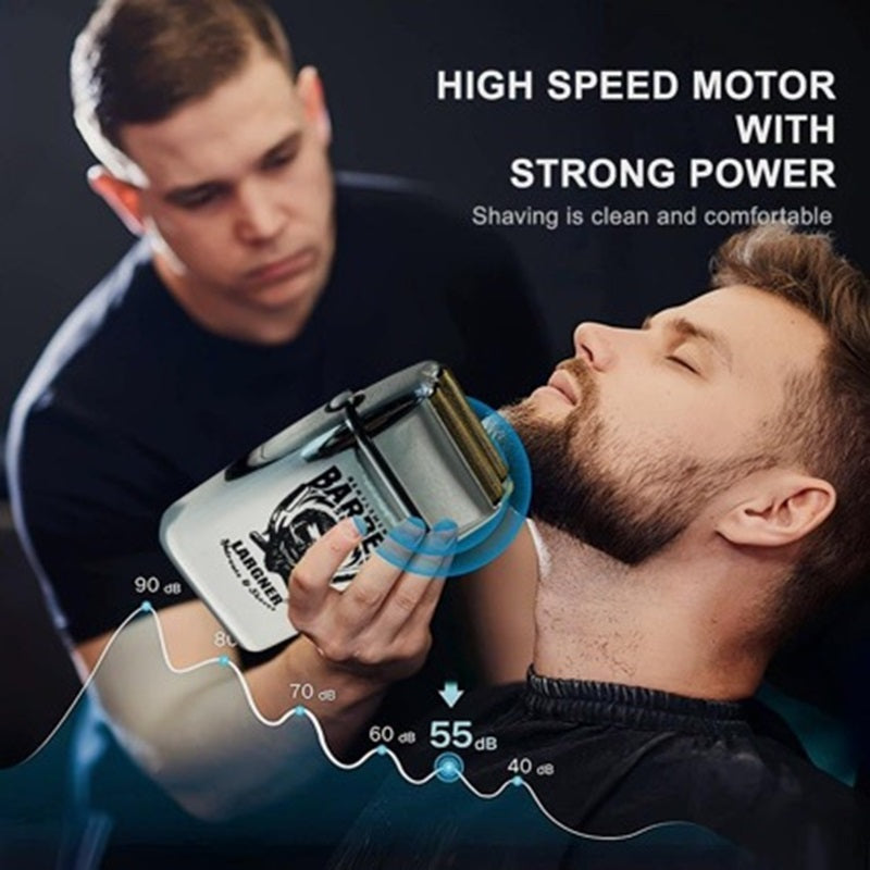 Beard Trimmer for Men - Cordless Electric Foil Beard Hair Trimmer Shavers, Rechargeable Electric Razor Face Trimmers Gifts for Him