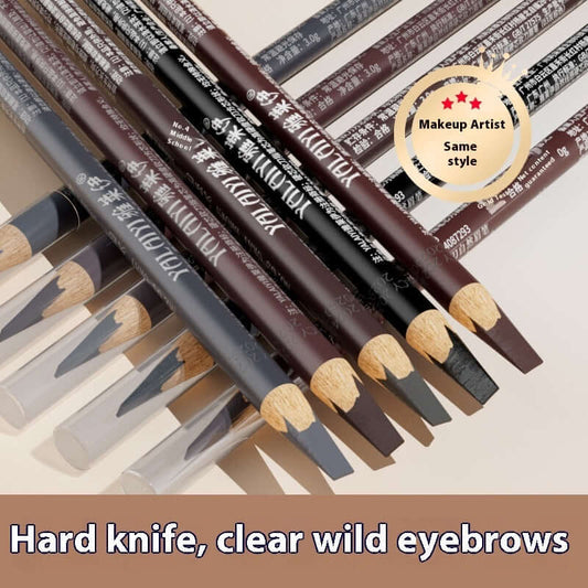 Hard Core Wild Eyebrow Pencil Waterproof And Sweatproof Distinct Look