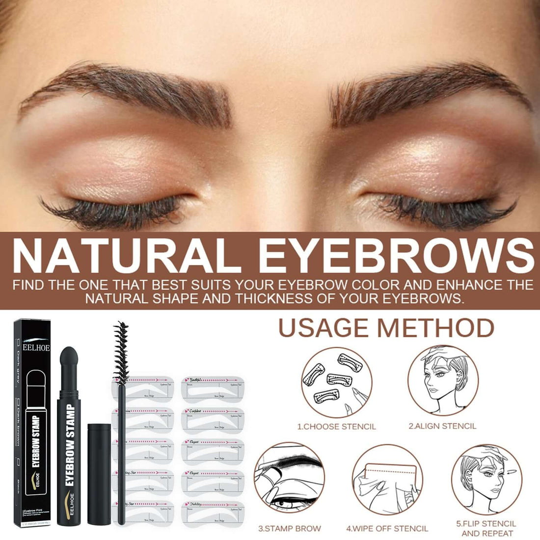 Eyebrow Printing Pen Quick Makeup Thrush Lazy Simple