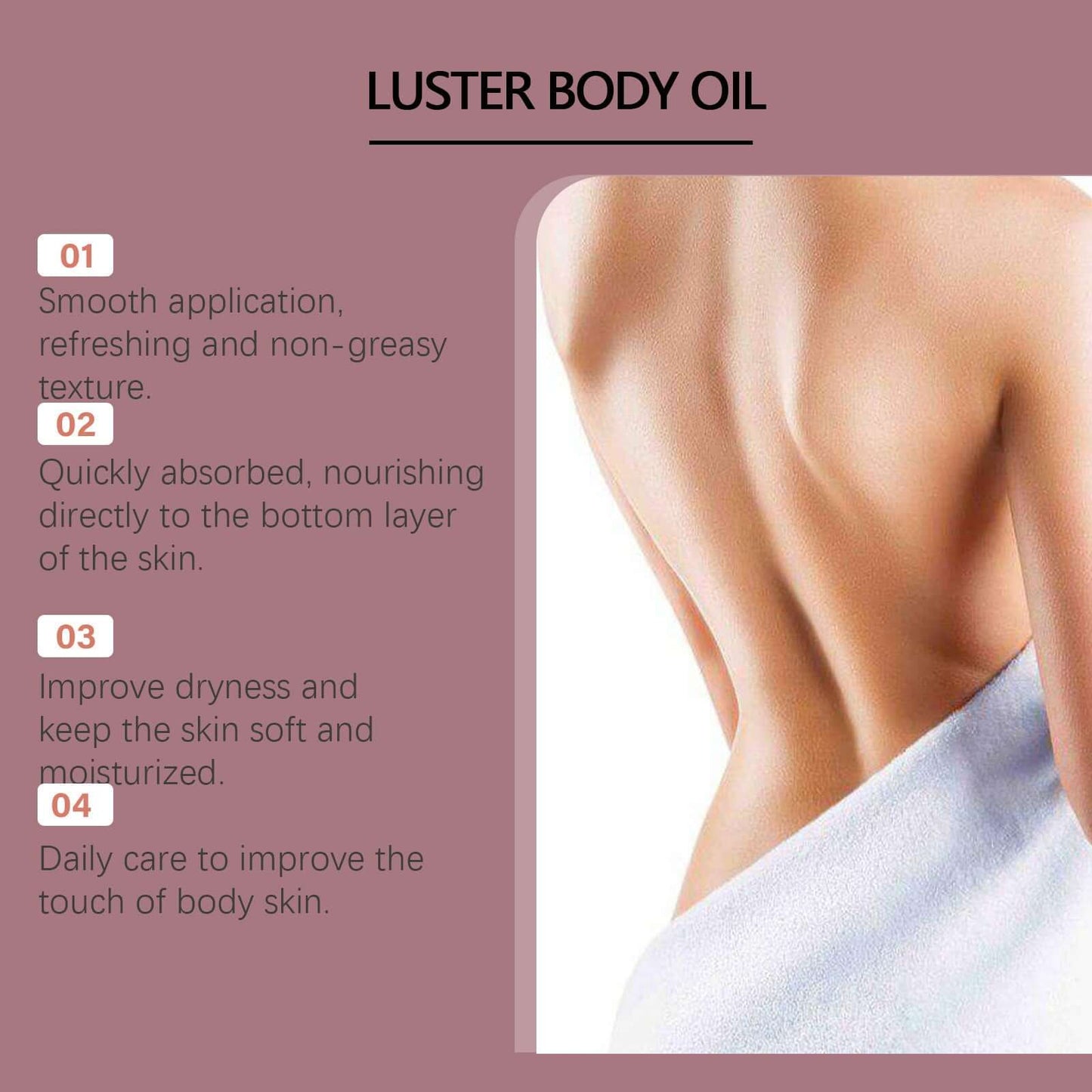 Gloss Care Body Massage Oil