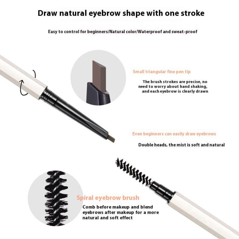 Three-piece Set Gel Cream Eyebrow Pencil