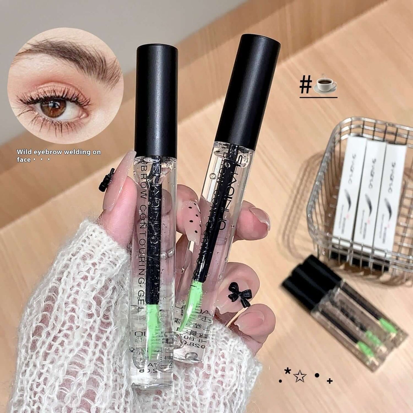 Eyebrow Shaping Waterproof Sweat-proof Transparent Raincoat