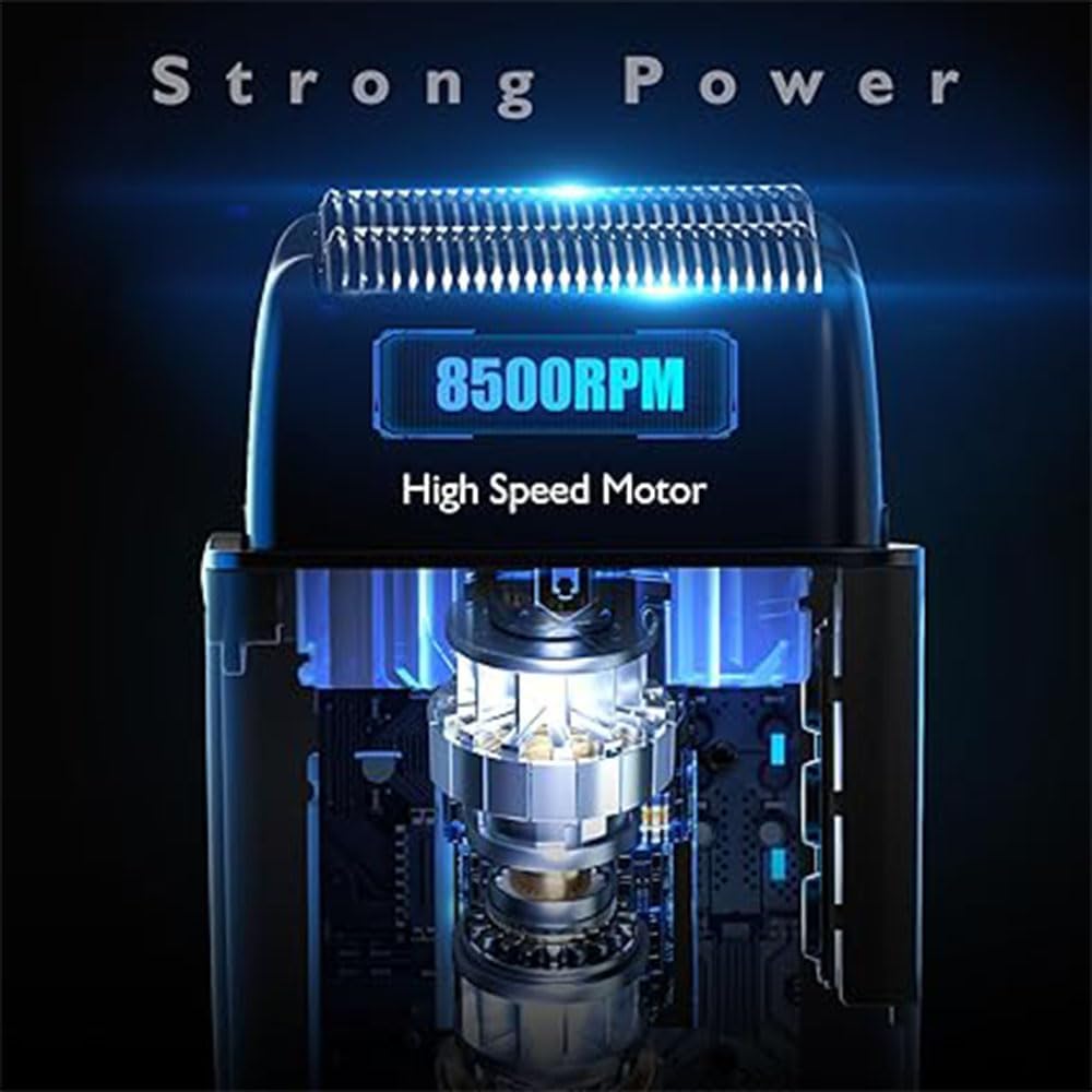 Beard Trimmer for Men - Cordless Electric Foil Beard Hair Trimmer Shavers, Rechargeable Electric Razor Face Trimmers Gifts for Him