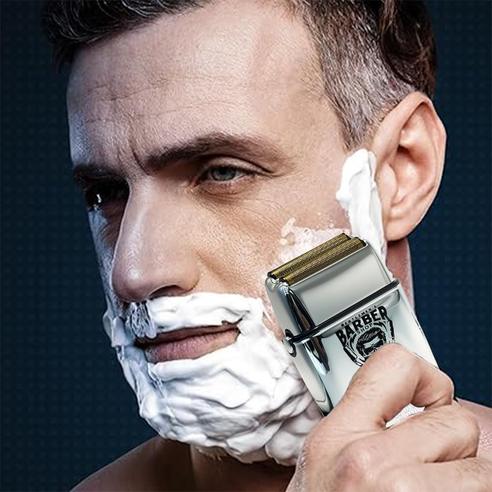 Beard Trimmer for Men - Cordless Electric Foil Beard Hair Trimmer Shavers, Rechargeable Electric Razor Face Trimmers Gifts for Him