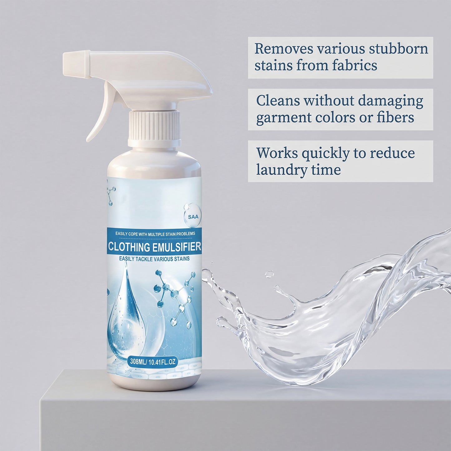 Clothing Emulsifier Stain Remover Spray