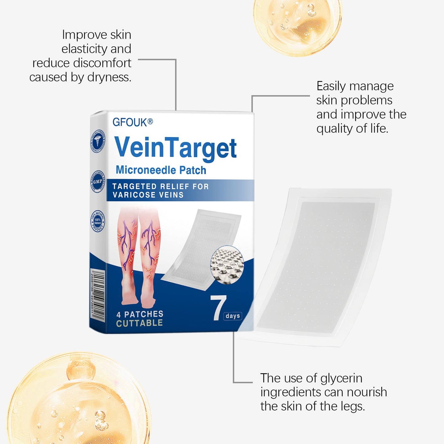 VeinTarget Microneedle Patch