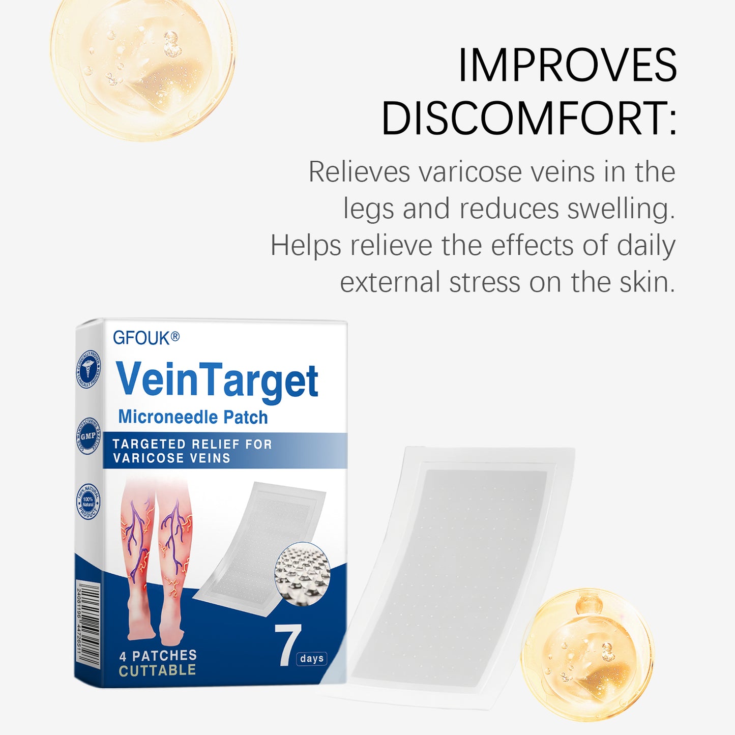 VeinTarget Microneedle Patch