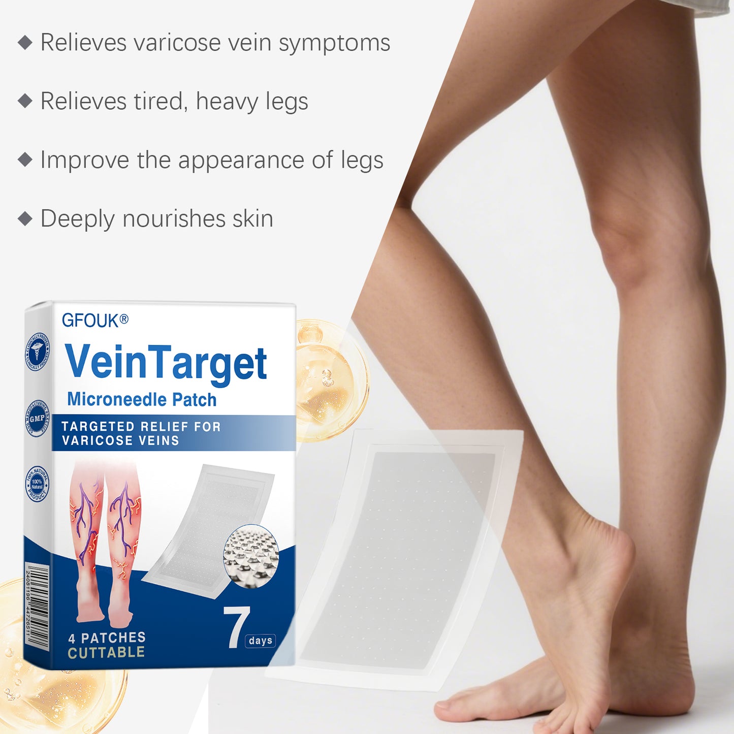 VeinTarget Microneedle Patch