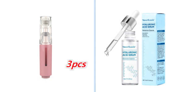 3 In 1 Lip Care Roller Needle Roller Lip Roller Beard Growth Roller Beard Hair Growth Roller Beard Treatment &amp; Serum Applicant