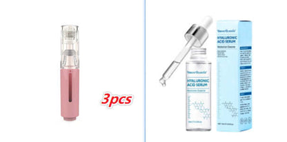 3 In 1 Lip Care Roller Needle Roller Lip Roller Beard Growth Roller Beard Hair Growth Roller Beard Treatment &amp; Serum Applicant
