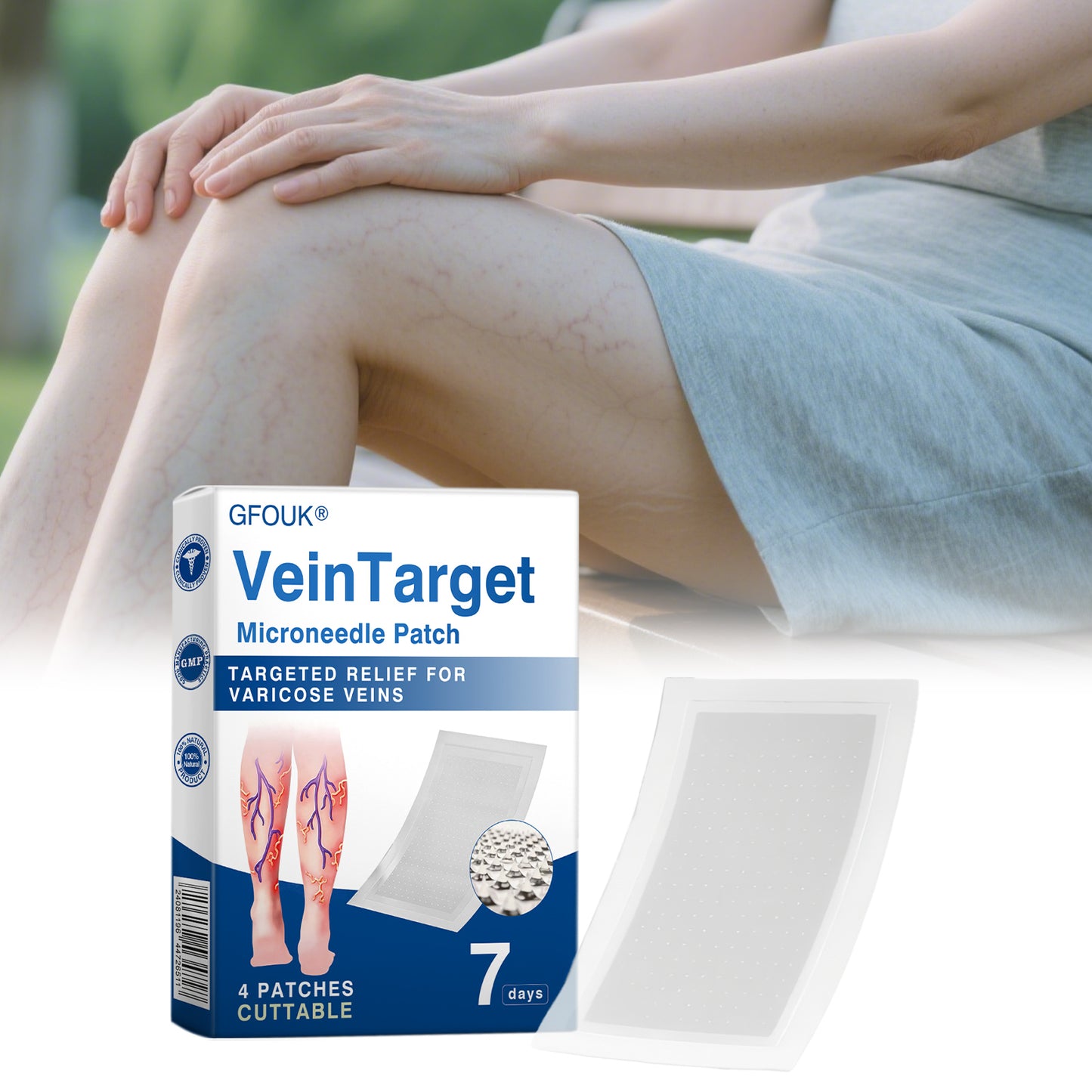 VeinTarget Microneedle Patch