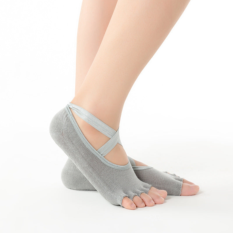Silicone Anti Slip Five Finger Socks