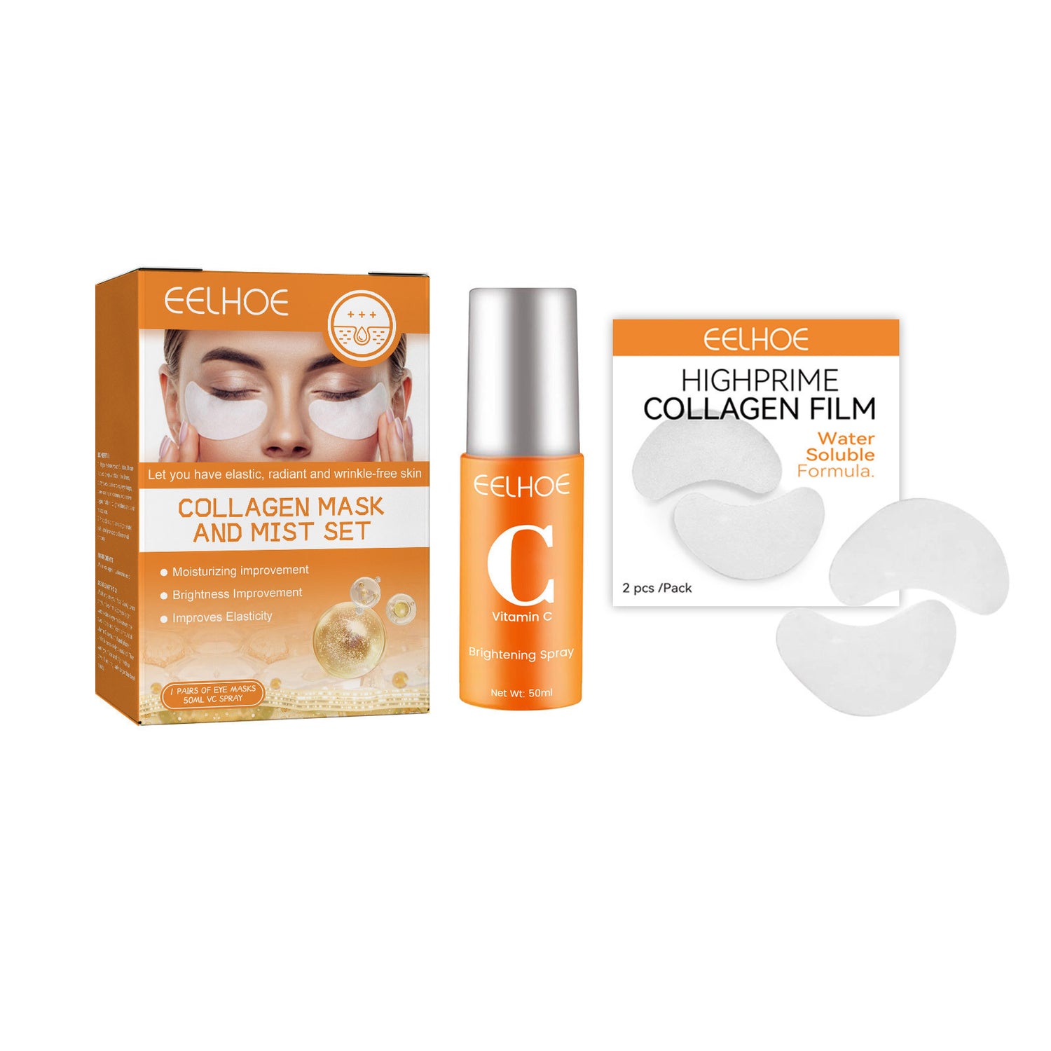 Collagen Eye Mask Spray Set