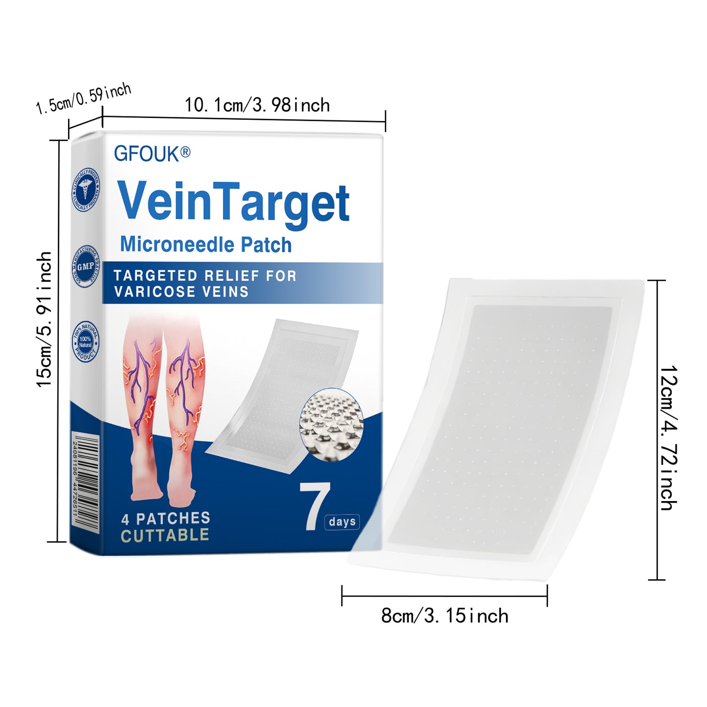 VeinTarget Microneedle Patch