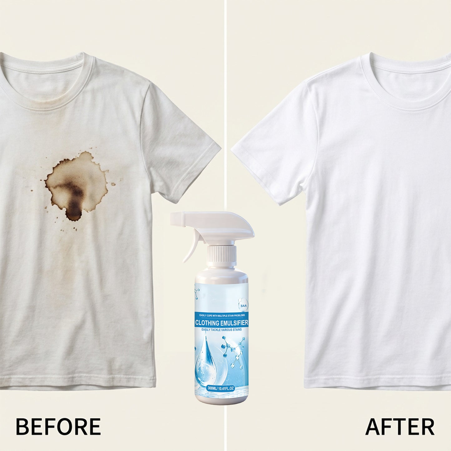 Clothing Emulsifier Stain Remover Spray