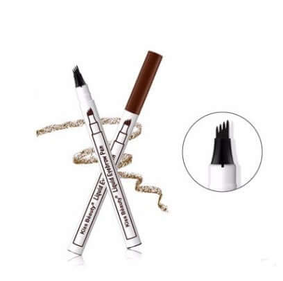 Waterproof Natural Eyebrow Pen Four-claw Eye Brow Tint Fork Tip Eyebrow Tattoo Pencil