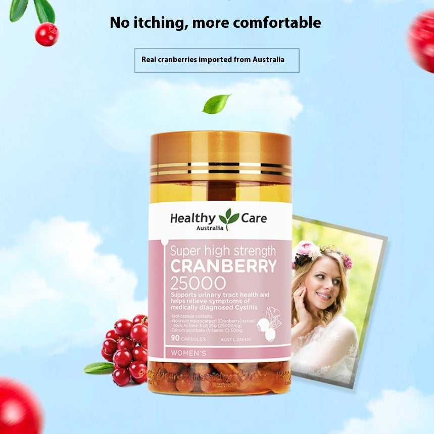 High Concentration Cranberry Capsules Tablets Care Health