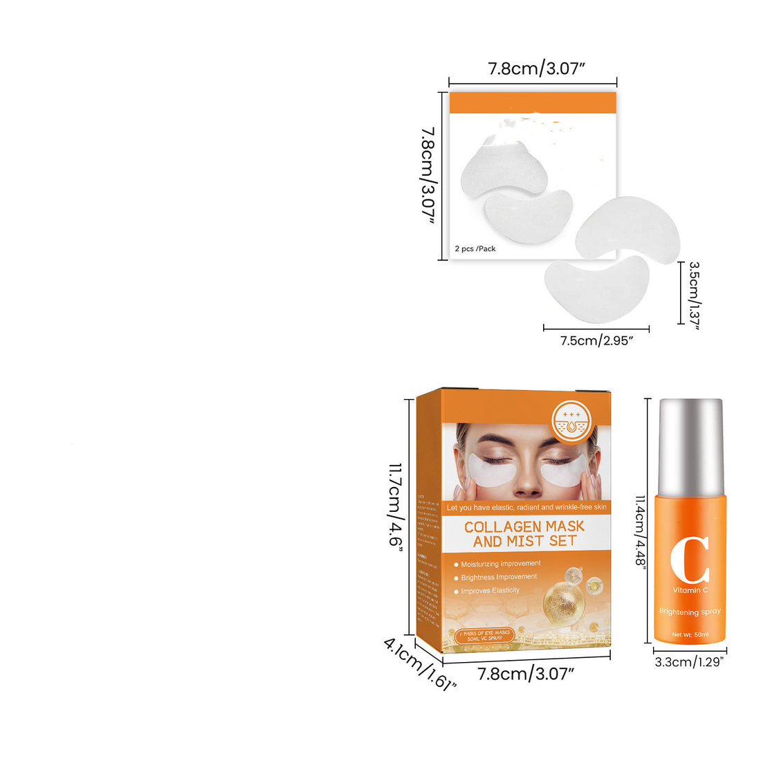 Collagen Eye Mask Spray Set