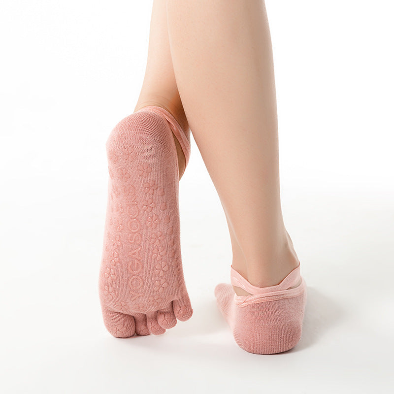 Silicone Anti Slip Five Finger Socks