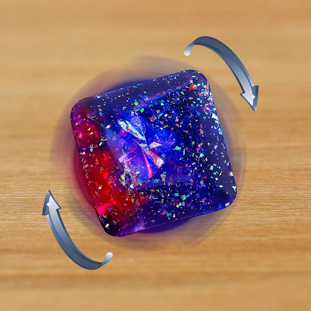 Flip Gems Kinetic Desk Flip Toys Fidget Toy Fingertip for Stress Relief, Overturn Pocket Size, Sensory Toys for Anxiety Relieve, Great Gift for people