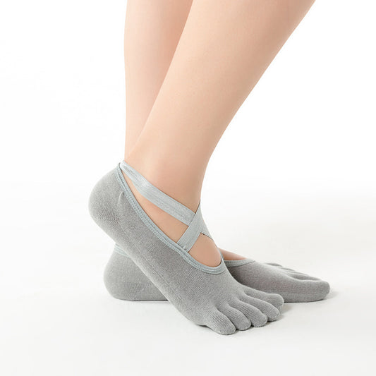 Silicone Anti Slip Five Finger Socks