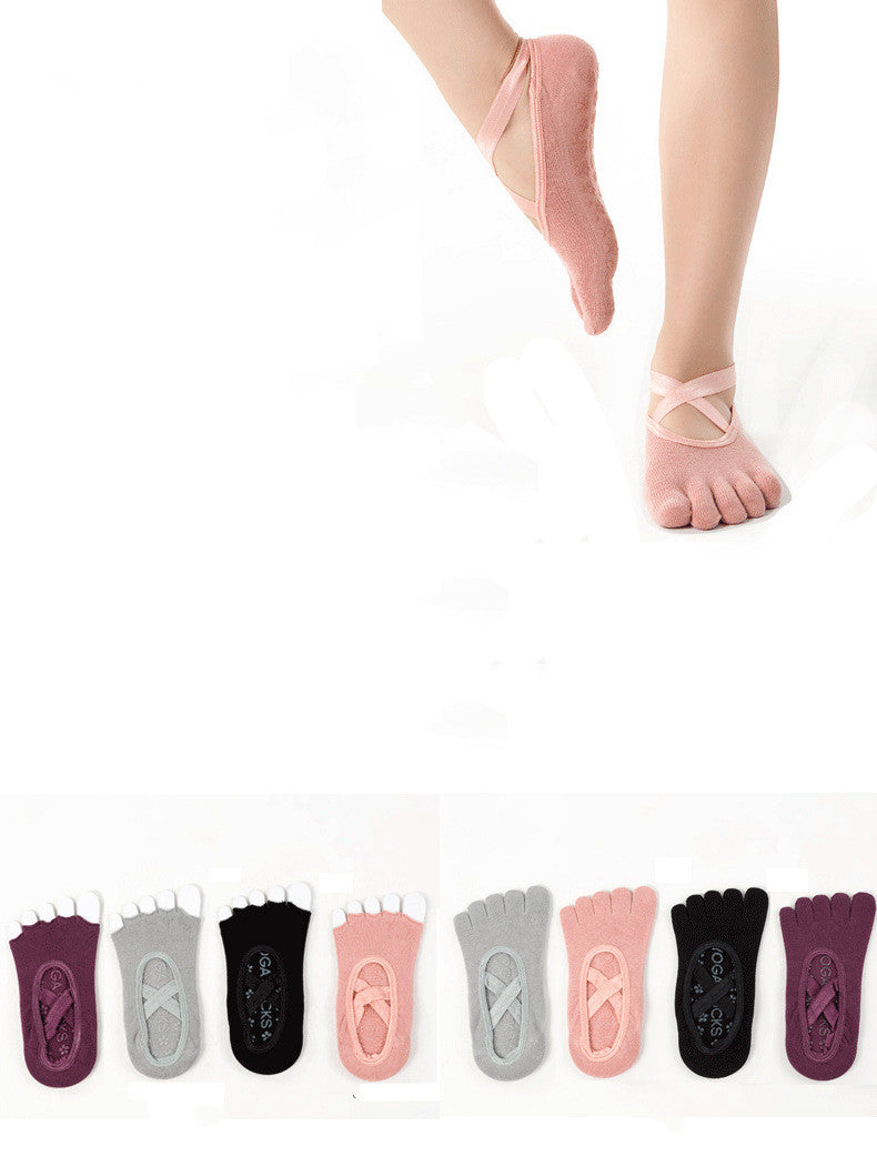 Silicone Anti Slip Five Finger Socks