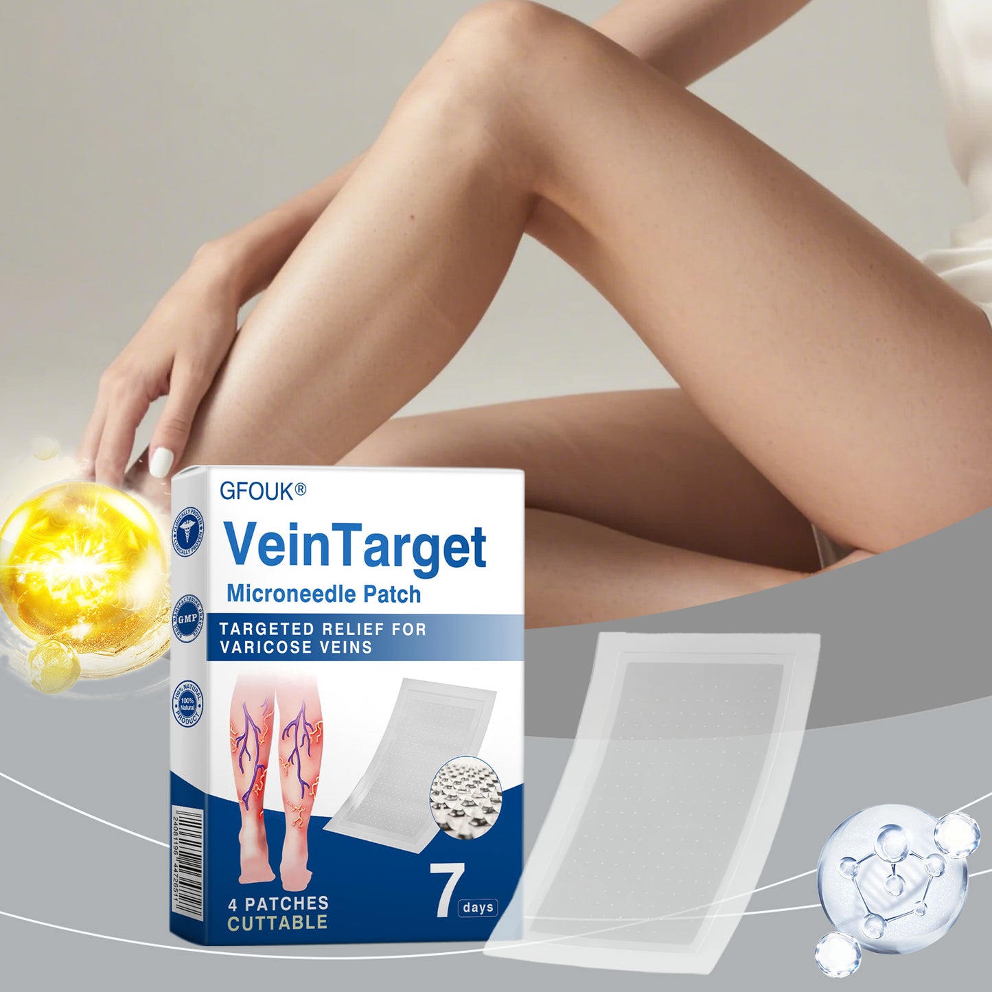 VeinTarget Microneedle Patch