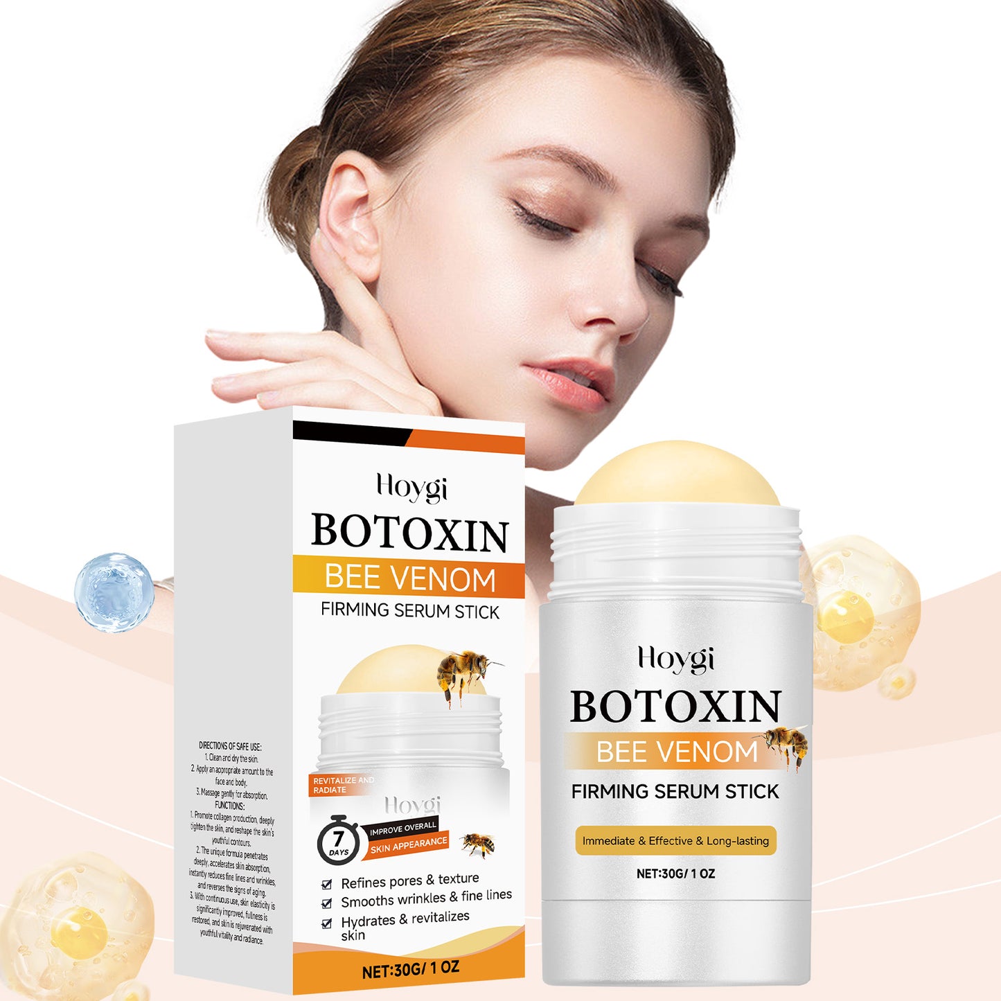 HOYGI Retinol Bee Venom Line Smoothing Night Serum Capsules