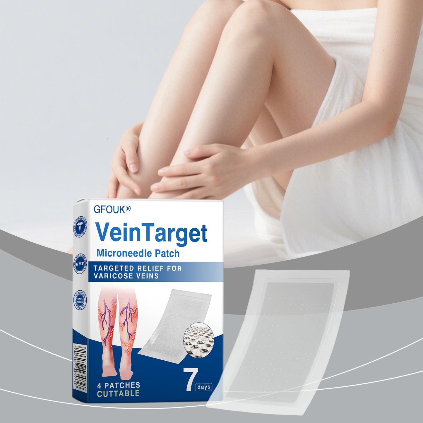 VeinTarget Microneedle Patch