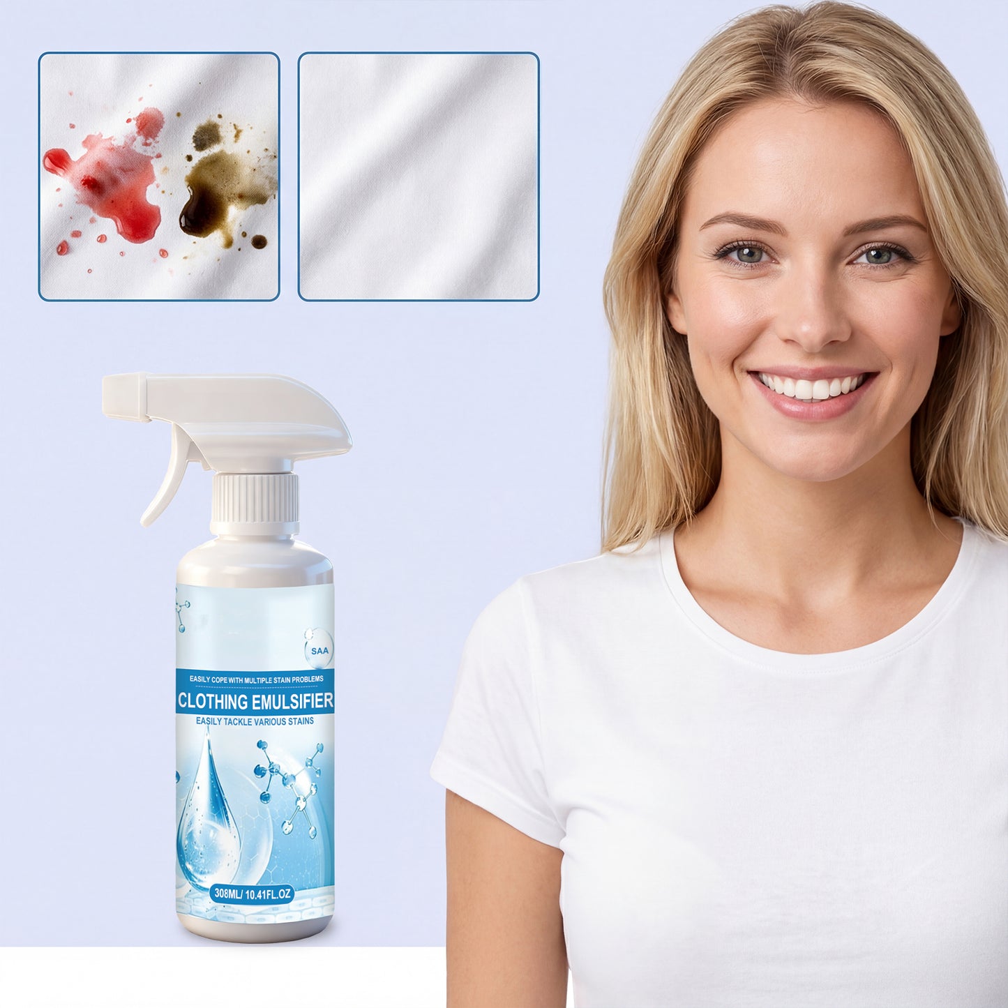 Clothing Emulsifier Stain Remover Spray