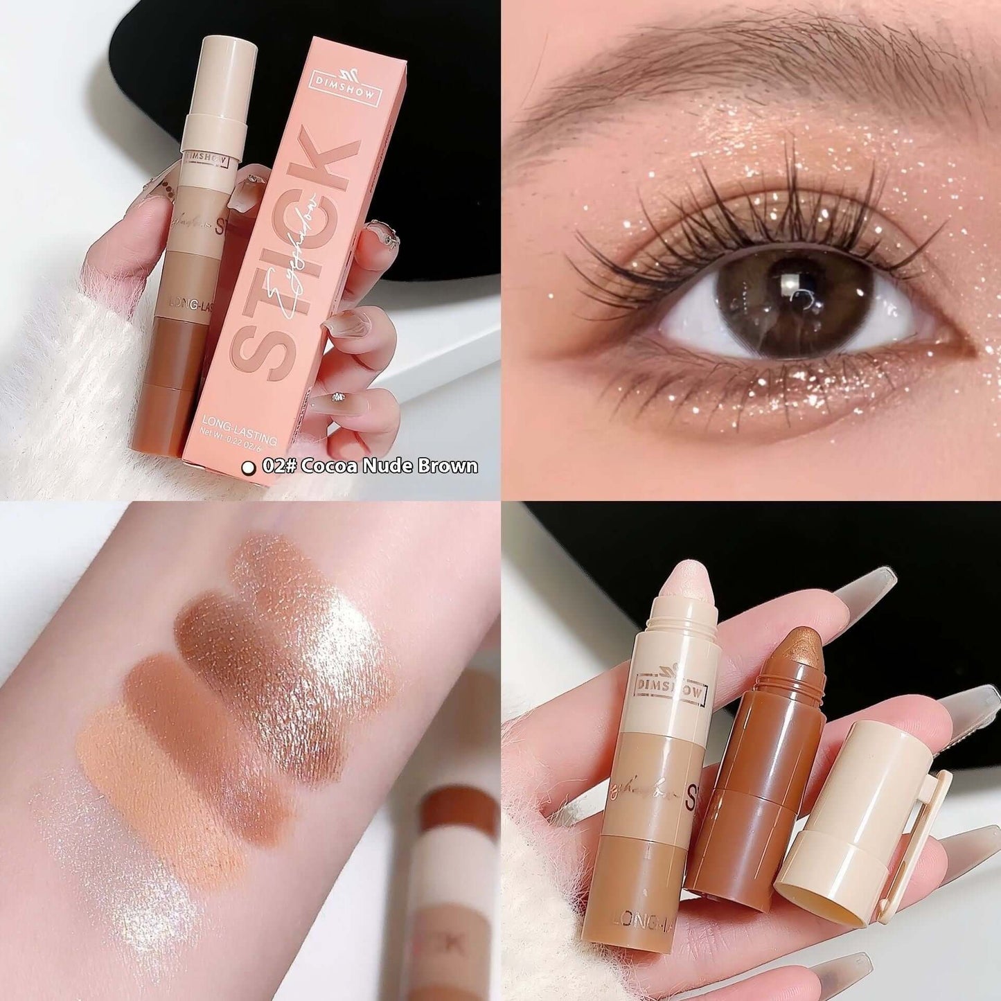 Five And Five Sections Lazy Eyeliner Pen Highlight Plain Face