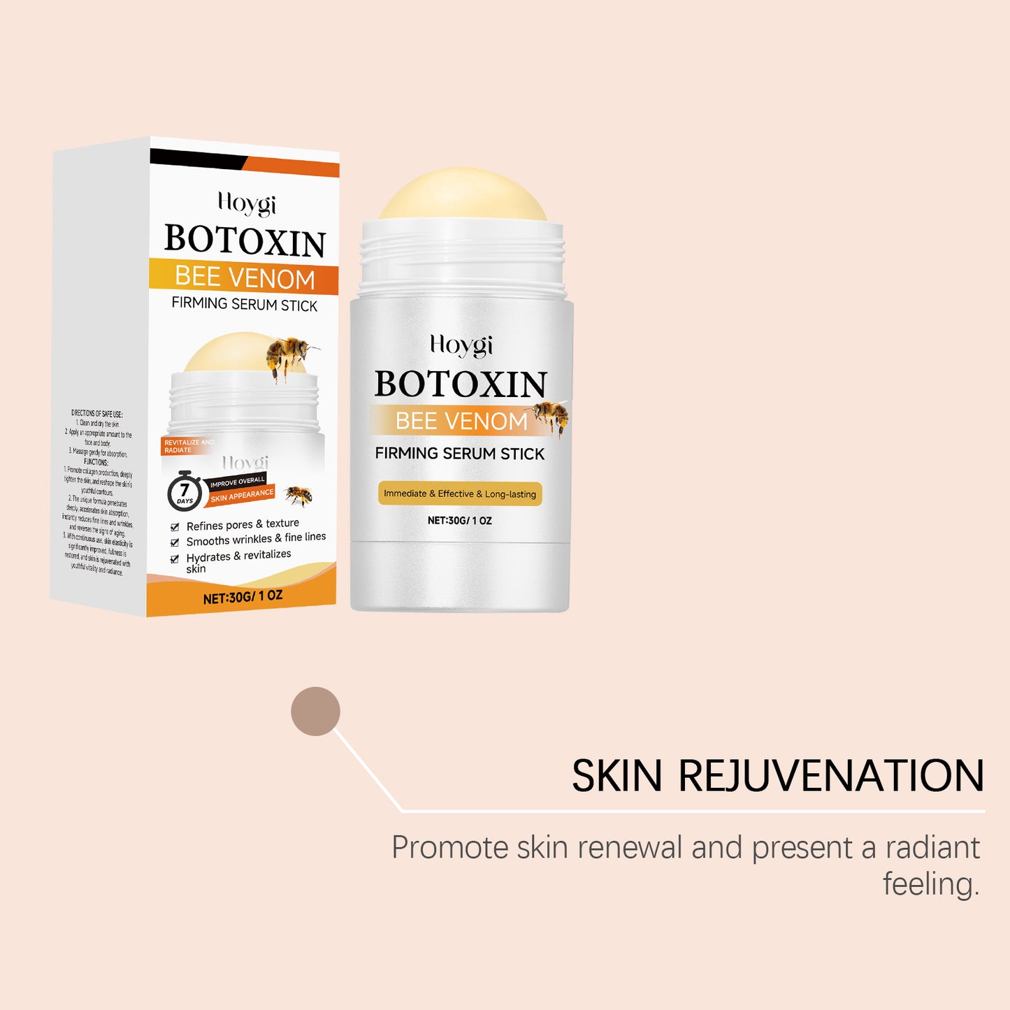HOYGI Retinol Bee Venom Line Smoothing Night Serum Capsules