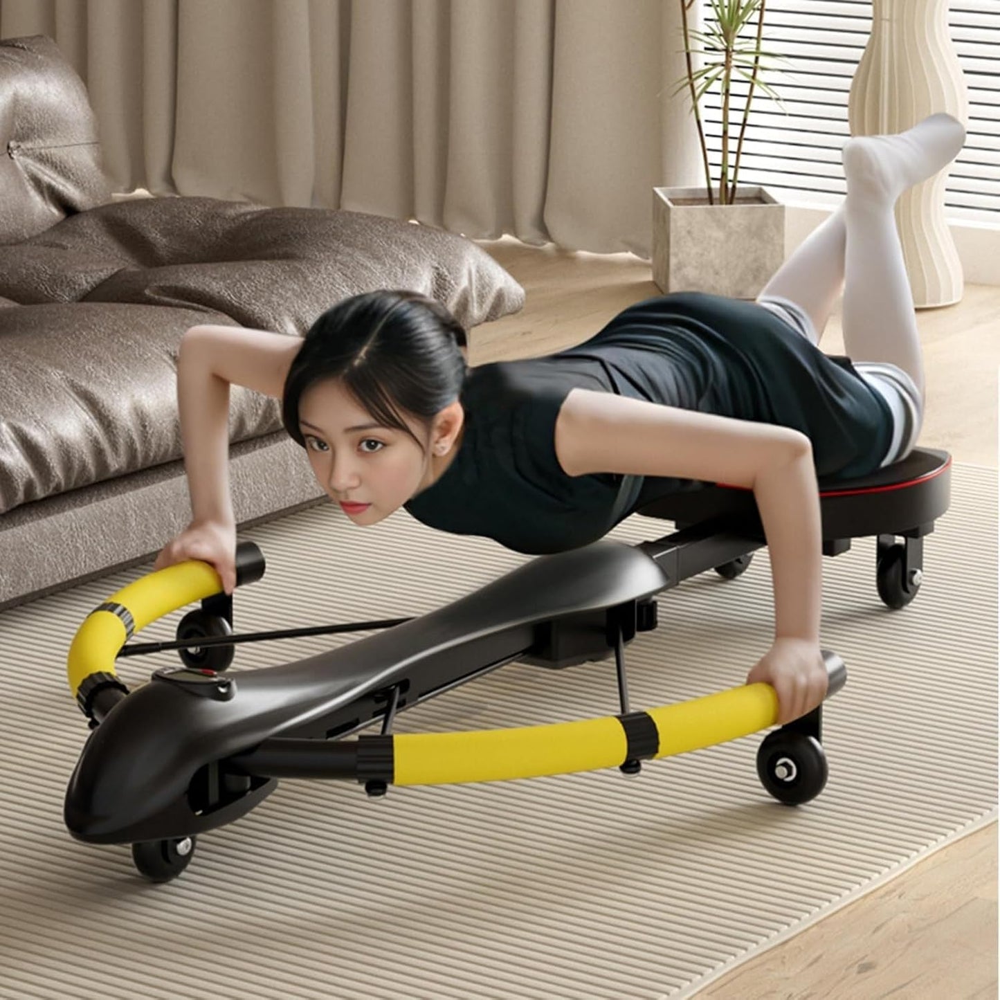 Dragonfly Machine for crucial Muscles Training, Multifunctional Rowing Machine with 90 Expansion Angle, Three Levels Adjustable