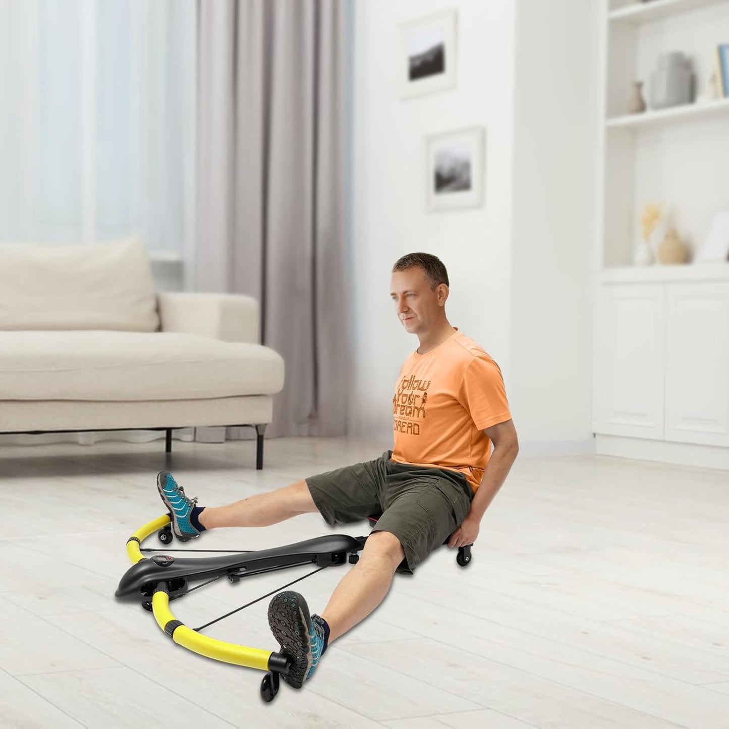 Dragonfly Machine for crucial Muscles Training, Multifunctional Rowing Machine with 90 Expansion Angle, Three Levels Adjustable